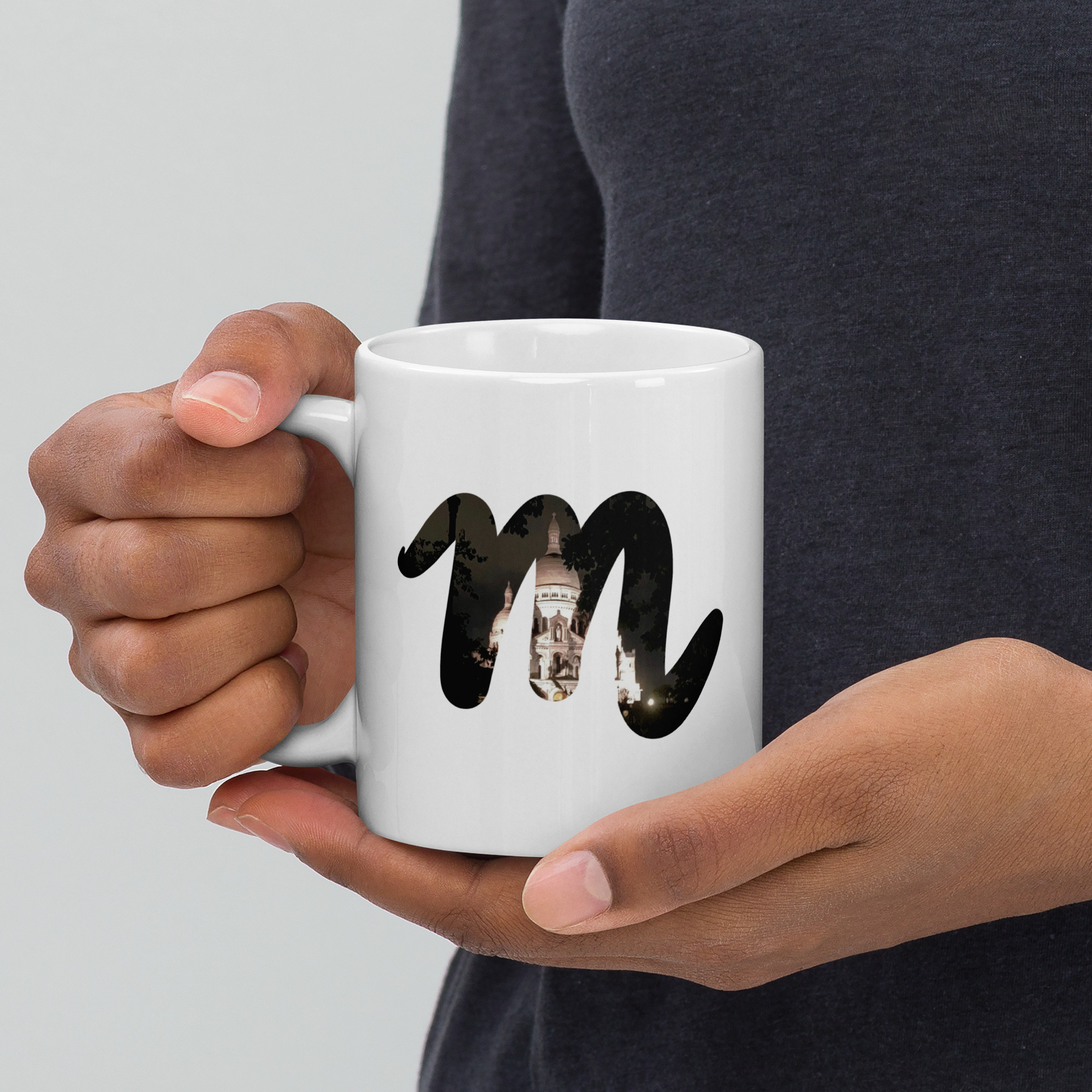 Mug M comme Montmartre - Sacré-Cœur Paris | Atelier MNP – Image 4