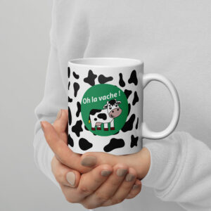 Mug Oh la vache ! - Atelier MNP | Cadeau Humour Français