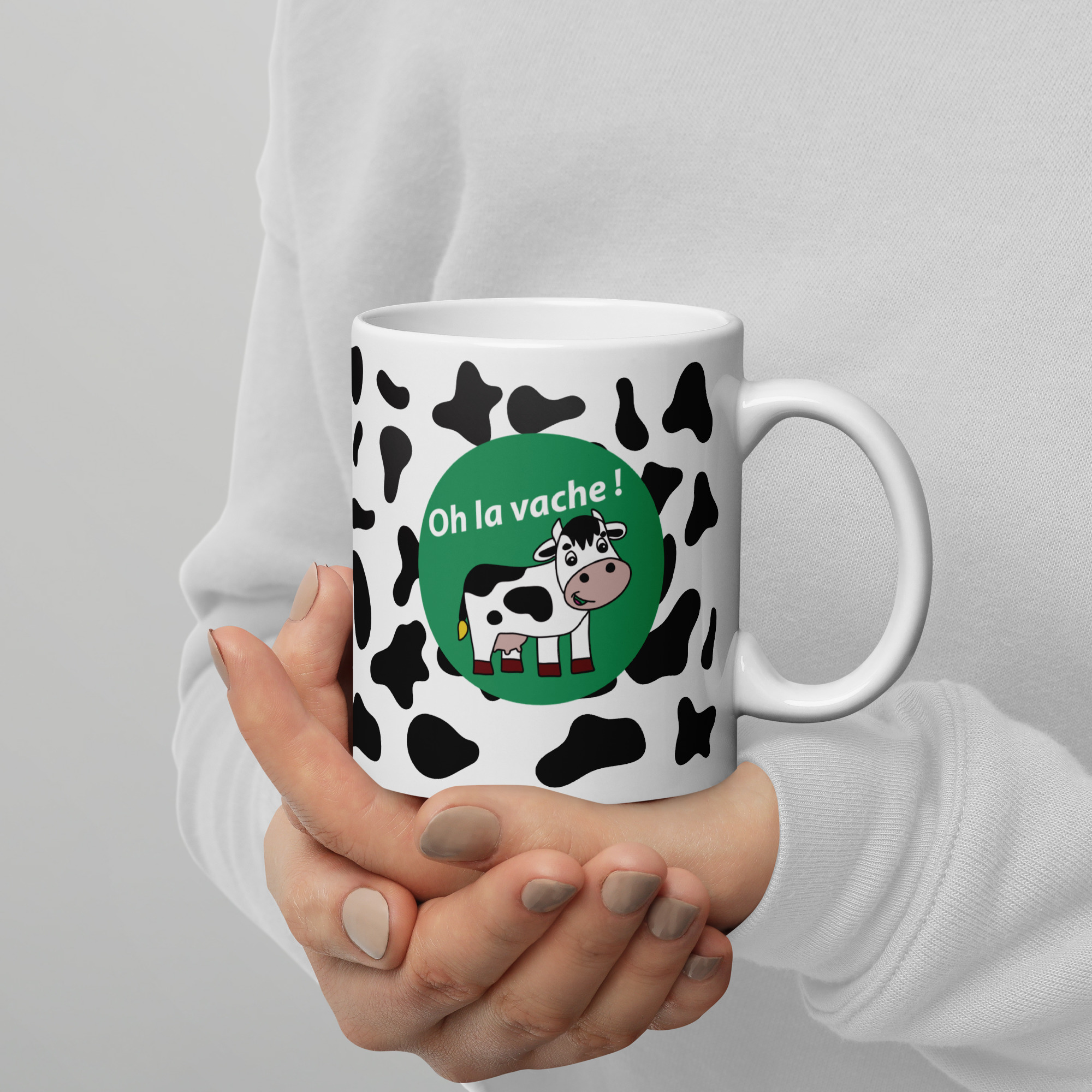 Mug Oh la vache ! - Atelier MNP | Cadeau Humour Français