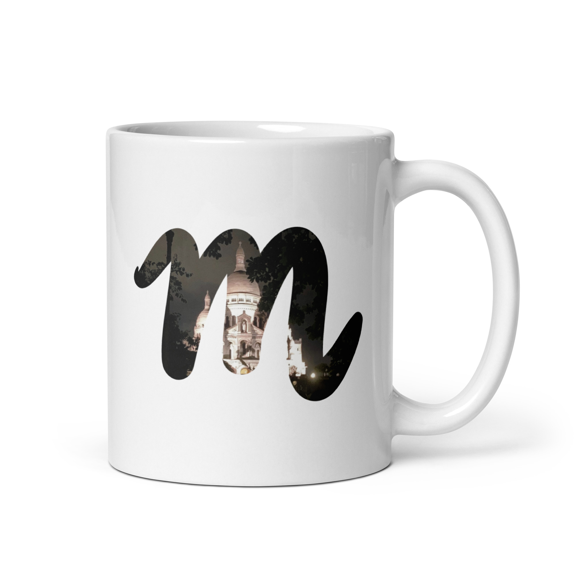 Mug M comme Montmartre - Sacré-Cœur Paris | Atelier MNP